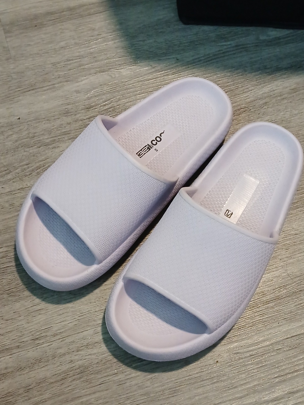 32 Degrees Lilac Slide Sandals for Women
